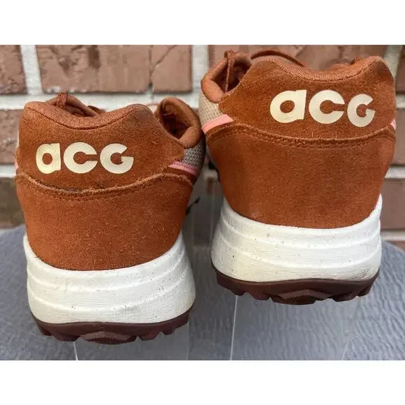 Men's Nike ACG Lowcate Dark Russet Trail Athletic Sneaker Size 14